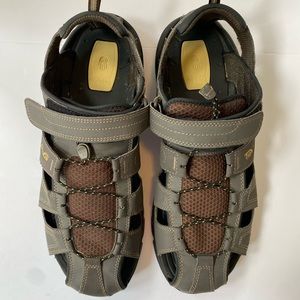 TEVA Men’s Fore Bay Outdoor Sandal Brown Size 13 Shoc Pad Cushioning